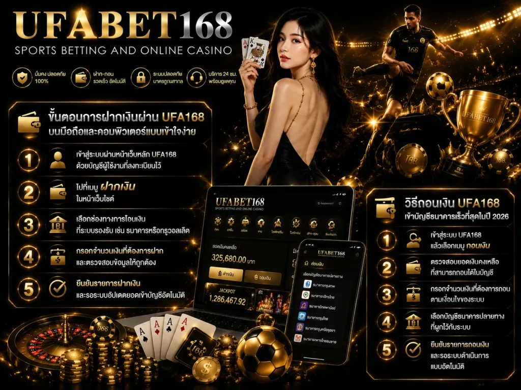 ฝากถอน ufa168